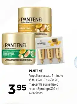 Coviran PANTENE Ampollas rescate 1 minuto oferta