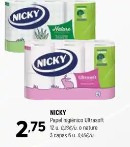 Coviran NICKY Papel higiénico Ultrasoft oferta