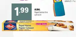 Coviran ALBAL Papel horno 8m oferta