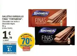 E.Leclerc FONTANEDA Galletas barquillo finas oferta