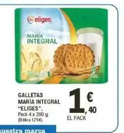E.Leclerc ELIGES Galletas maría integral oferta