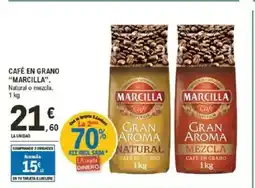 E.Leclerc MARCILLA Café en grano oferta