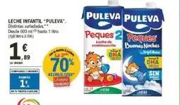 E.Leclerc PULEVA Leche infantil oferta