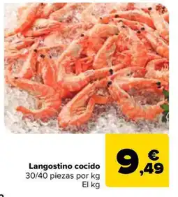 Carrefour Market Langostino cocido oferta