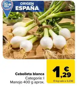 Carrefour Market Cebolleta blanca oferta