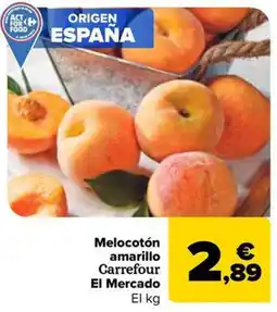 Carrefour Market Melocotón amarillo Carrefour El Mercado oferta