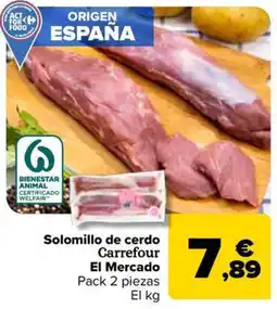 Carrefour Market Solomillo de cerdo Carrefour El Mercado oferta