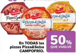 Carrefour Market CAMPOFRÍO En todas las pizzas pizza&salsa oferta