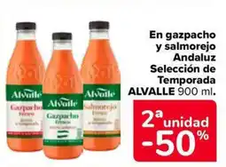 Carrefour Market ALVALLE En gazpacho y salmorejo Andaluz Selección de Temporada oferta