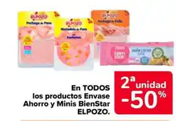 Carrefour Market ELPOZO En todos los productos envase ahorro y minis bienstar oferta