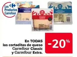 Carrefour Market En todas las cortaditas de queso carrefour classic y carrefour extra. oferta