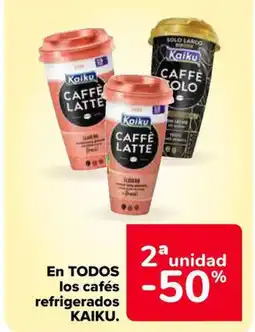 Carrefour Market KAIKU En todos los cafés refrigerados oferta