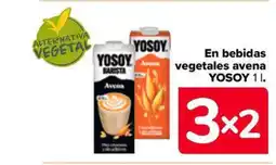 Carrefour Market YOSOY En bebidas vegetales avena oferta