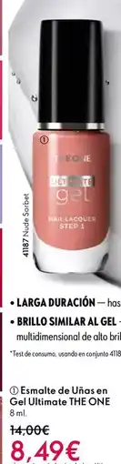 Oriflame The one - esmalte de uñas en gel ultimate oferta