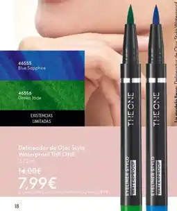 Oriflame The one - delineador de ojos style waterproof oferta
