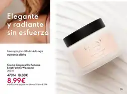 Oriflame Crea - crema corporal perfumada oferta
