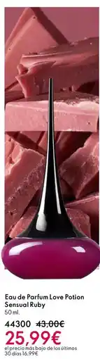 Oriflame Eau de parfum love potion sensual ruday oferta
