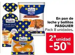 Carrefour Market PASQUIER En pan de leche y bollitos oferta