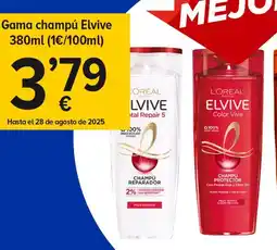 Cash Fresh L'oréal - gama champú elvive oferta