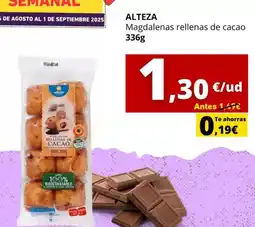 Tu Trébol Hipermercados Alteza - magdalenas rellenas de cacao oferta