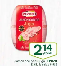 Supermercados Dani ELPOZO Jamón cocido su jugo oferta