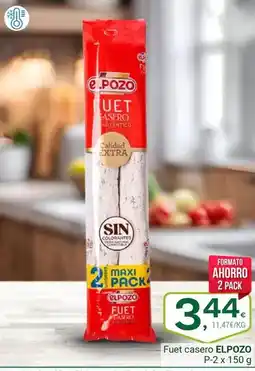 Supermercados Dani ELPOZO Fuet casero oferta