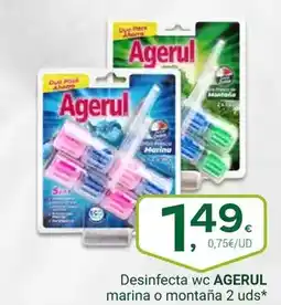 Supermercados Dani AGERUL Desinfecta wc marina o montaña oferta