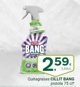 Supermercados Dani CILLIT BANG Quitagrasas pistola oferta