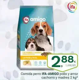 Supermercados Dani IFA AMIGO comida perro pollo y arroz cachorro y madres oferta