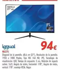Zbitt Iggual - ml27s oferta
