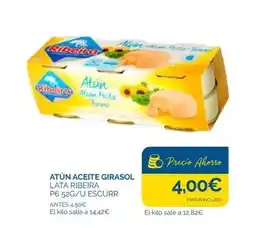 Cash Ecofamilia Ribeira - atun aceite girasol oferta