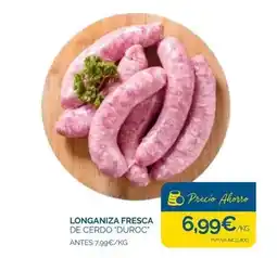 Cash Ecofamilia Longaniza fresca de cerdo duroc oferta