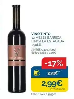 Cash Ecofamilia Finca la estacada - vino tinto oferta