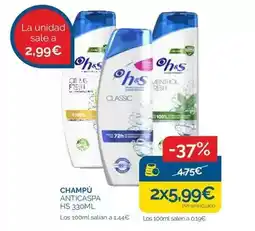 Supermercados La Despensa Fresh - champu anticaspa hs 330ml oferta