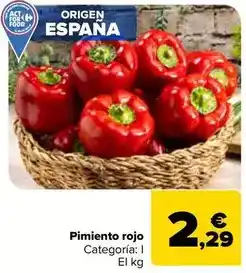 Carrefour Market Origen - pimiento rojo oferta