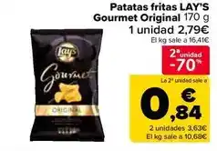 Carrefour Market Lay's - patatas fritas gourmet original oferta