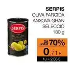 Plusfresc Serpis - oliva farcida anxova gran seleccio oferta