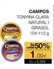 Plusfresc Campos - tonyina clara natural i girasol oferta