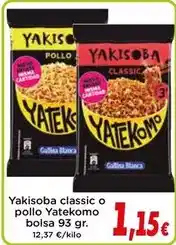 Proxi Yatekomo - yakisoba classic o pollo oferta