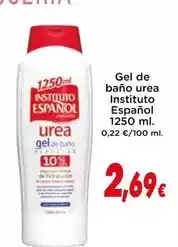 Proxi Instituto español - gel de bano urea oferta