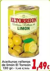 Proxi El torreón - aceitunas rellenas de limon oferta