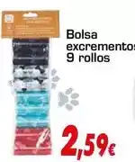 Proxi Bolsa excrementos 9 rollos oferta