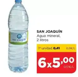 Alimerka San joaquin - agua mineral oferta