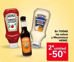 Carrefour Market HEINZ En todas las salsas y mayonesas oferta