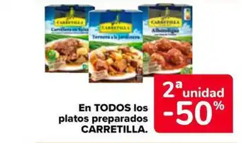 Carrefour Market CARRETILLA En todos los platos preparados oferta