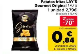 Carrefour Market LAY'S Patatas fritas Gourmet Original oferta