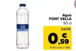 Carrefour Market FONT VELLA Agua oferta