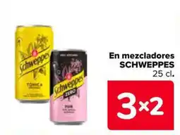 Carrefour Market SCHWEPPES En mezcladores oferta
