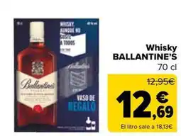 Carrefour Market BALLANTINE'S Whisky oferta