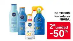 Carrefour Market NIVEA En todos los solares oferta